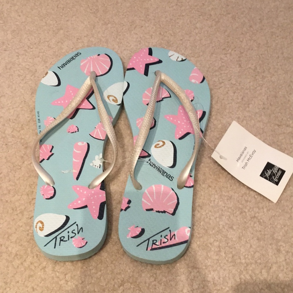 Havaianas x Trish McEvoy size US 8/9